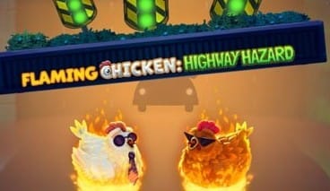 Flaming Chicken Highway Hazard